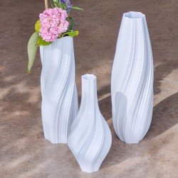 Vase blanc design lot de 3...
