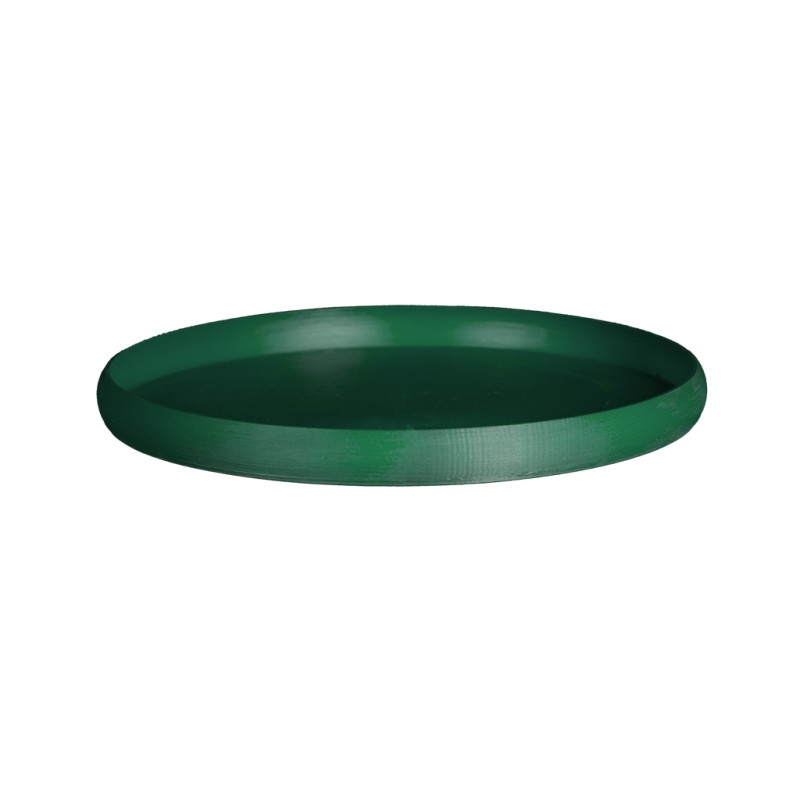 Soucoupe ronde pot de fleurs petite taille  - Couleurs: Vert Foncé - Volume: 0.2L