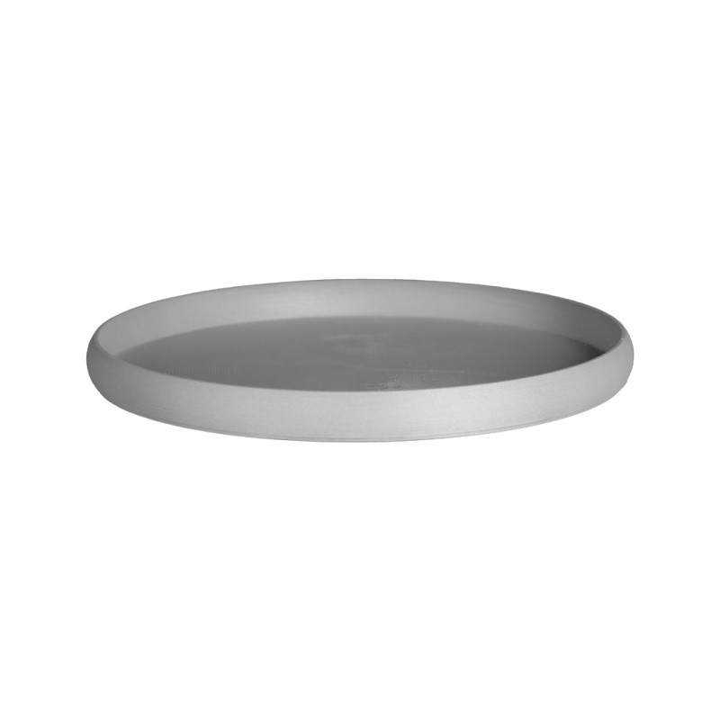 Soucoupe ronde pot de fleurs taille moyenne  - Couleurs: Blanc - Volume: 4L